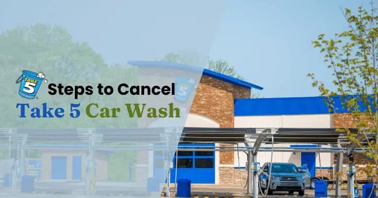 cancel take 5 car wash membership