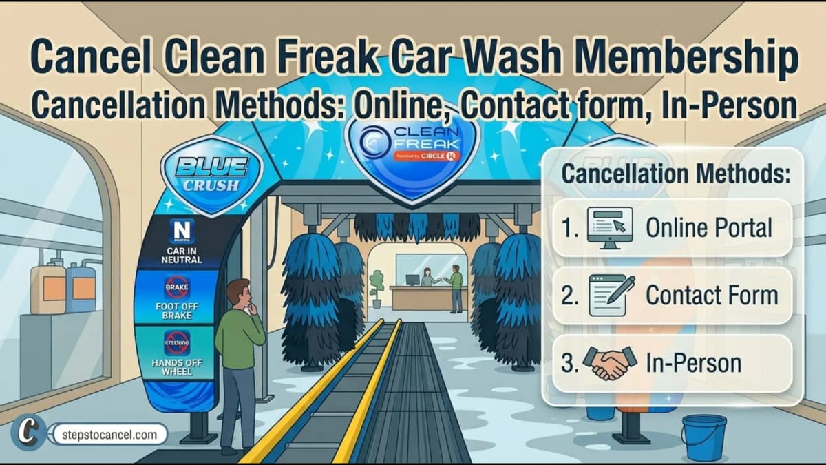 clean freak cancellation methods
