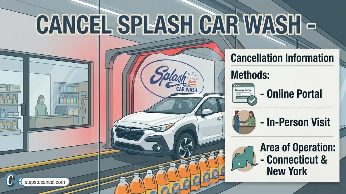 2 Ways to Cancel Your Splash Car Wash Membership in Connecticut and New York