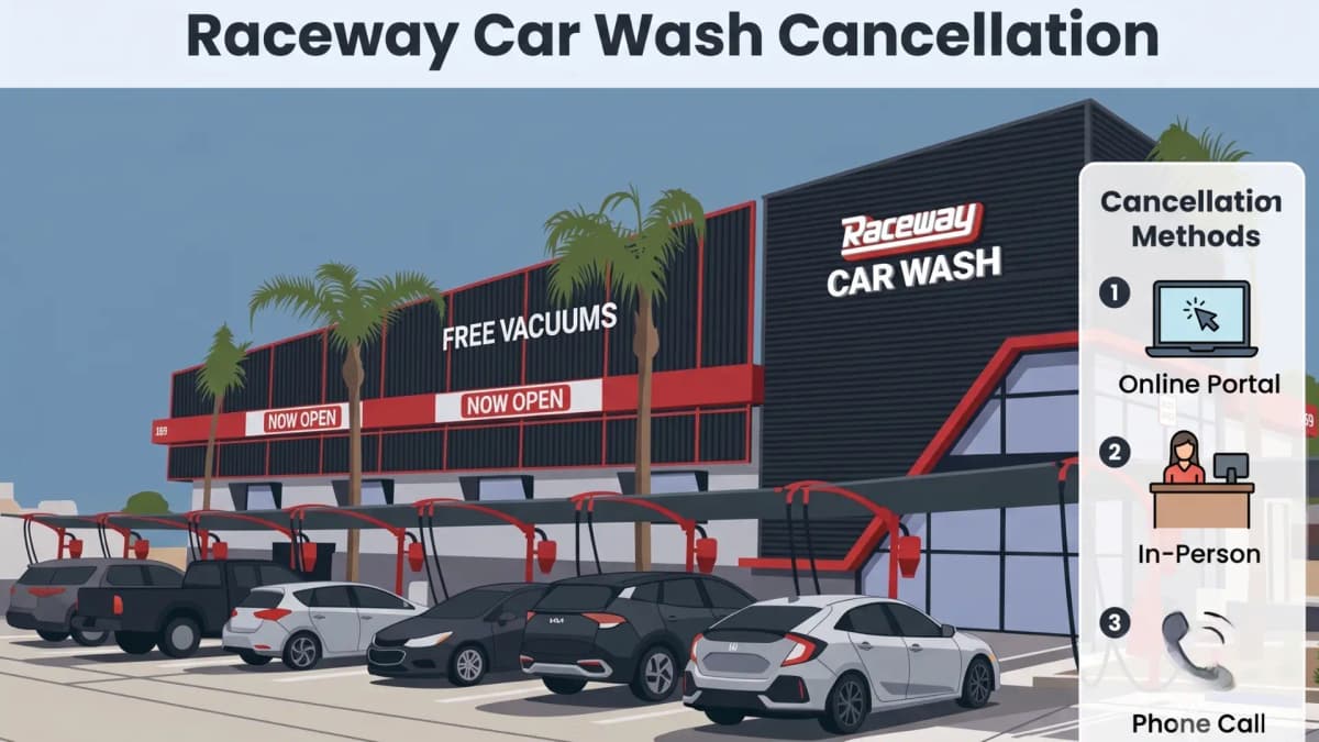 How to Cancel Raceway Car Wash Membership 2026